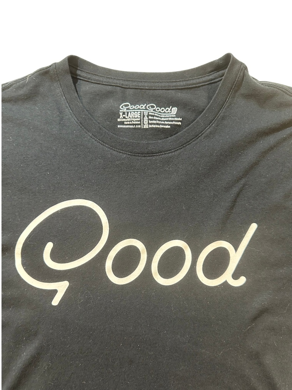 Good Good Golf Men’s XL Black Logo Graphic T-Shirt